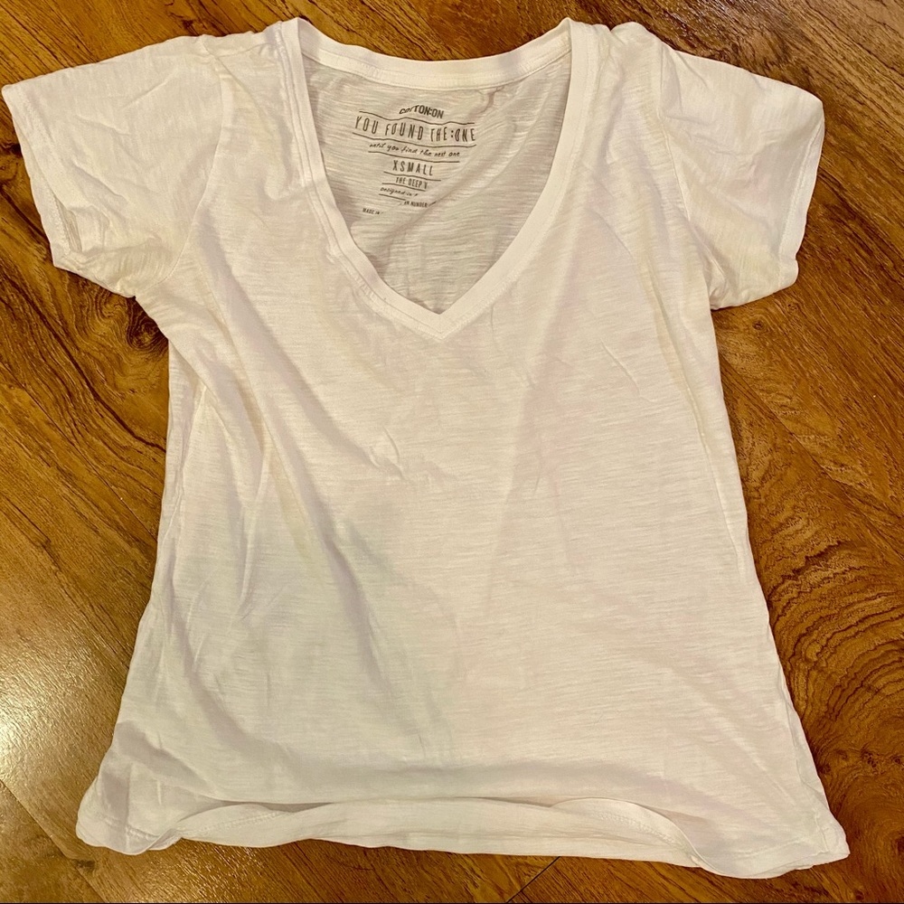Cotton white T shirt